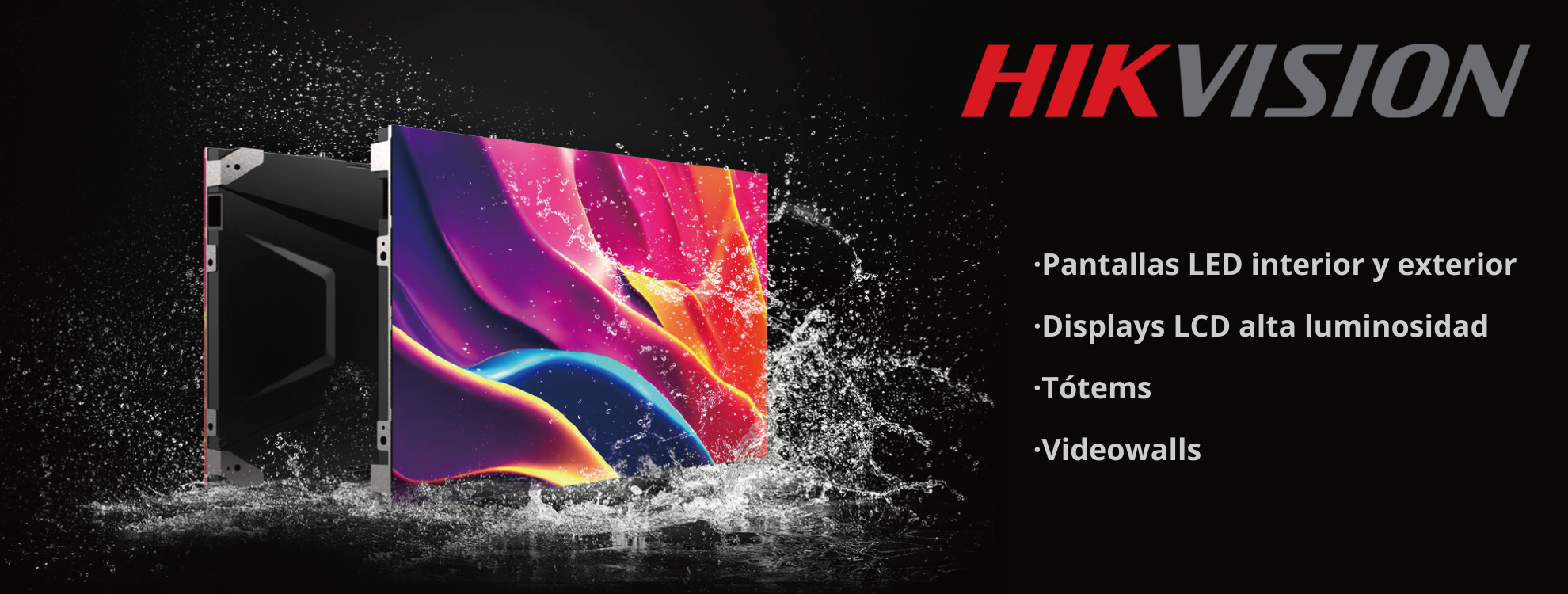Soluciones LED Hikvision para señalización digital profesional 
